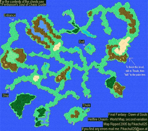 final fantasy i and ii dawn of souls hellfire chasm world map var 2 png v1 1 neoseeker