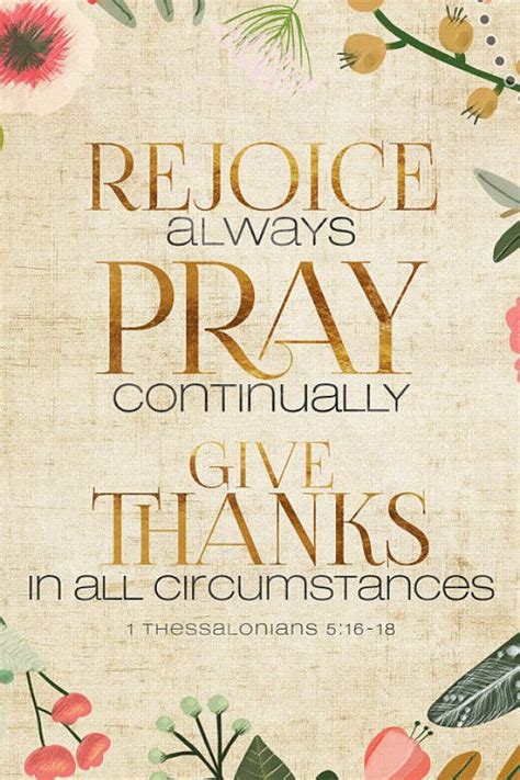 Rejoice Always Pray Continually Give Thanks In All Circumstances 1