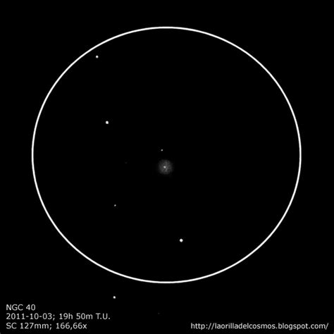 La Orilla Del Cosmos Ngc 40 Nebulosa Planetaria En Cepheus