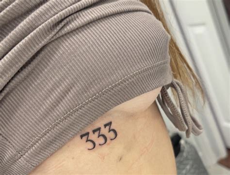 333 Tattoo Tattoos Simplistic Tattoos Dainty Tattoos