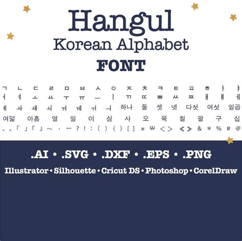 Korean Alphabet All Korean