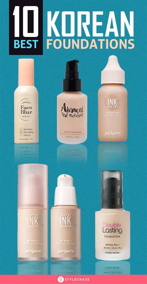 10 Best Korean Foundations That Offer A Flawless Finish Korean