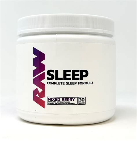 Raw Nutrition Raw Sleep Mixed Berry Servings