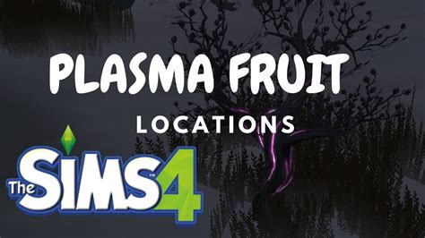 How To Get Plasma Fruit Tree The Sims 4 🍅🦇🧛‍♂️ Youtube