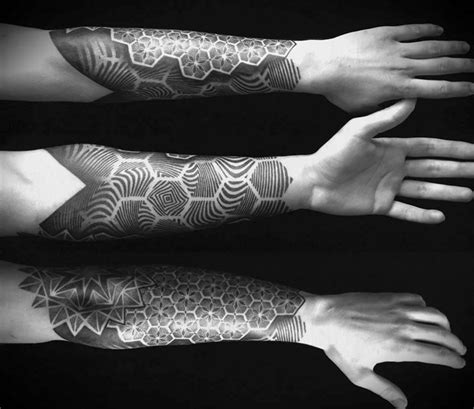 Patterned Tattoos From Russia Tattoos Geometric Tattoo Sleeve