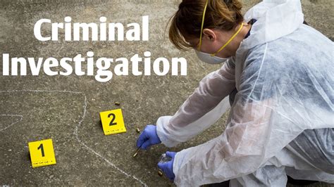 Criminal Investigation Crime Scene Investigation Forensic Science