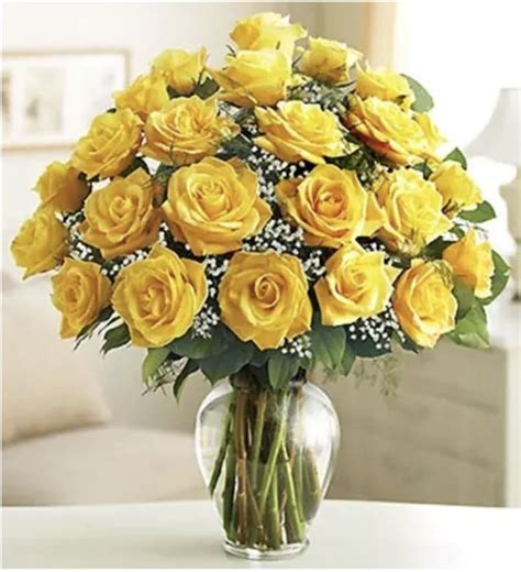 Two Dozen Yellow Roses By The Roslyn Florist