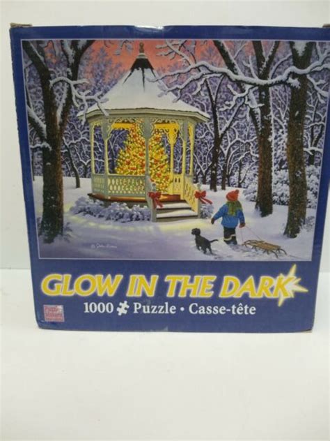Glow In The Dark 1000 Piece Jigsaw Puzzle Christmas Square Ebay