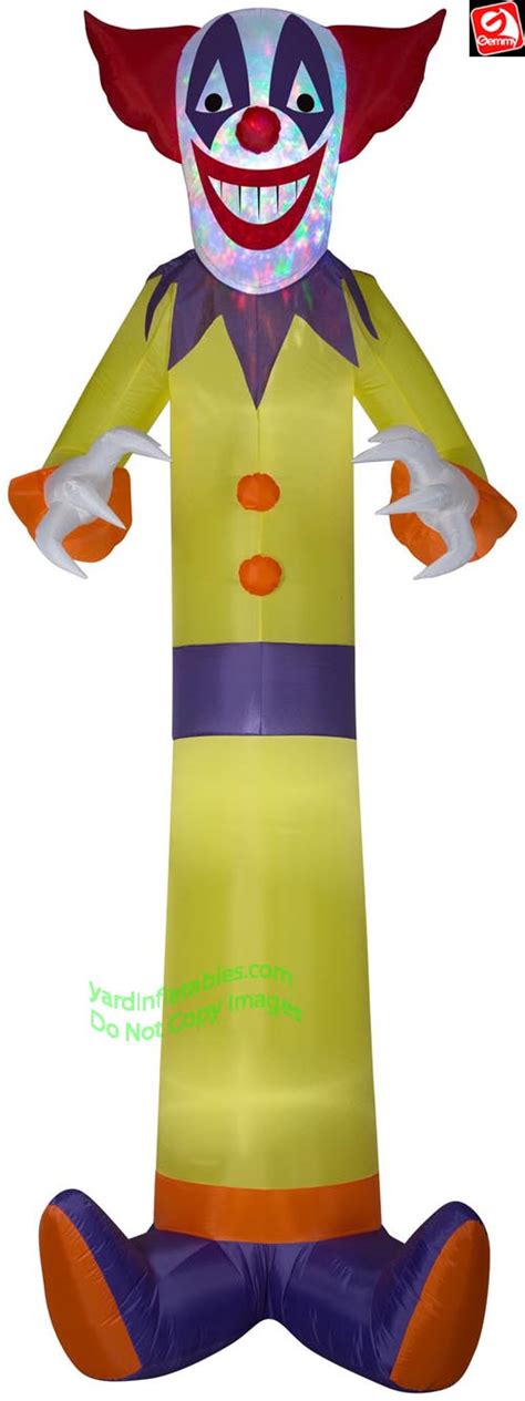 12 Gemmy Kaleidoscope Airblown Inflatable Scary Clown