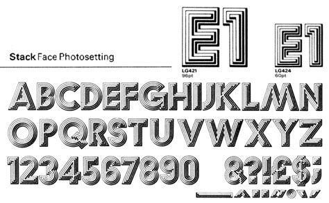 Bowfin Printworks Font Identification Type Samples Lined Inline