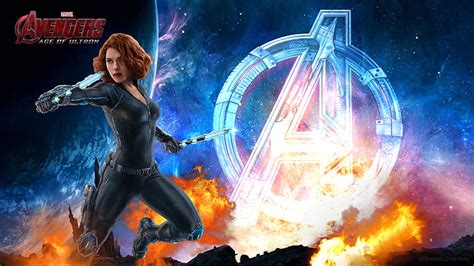 Avengers Age Of Ultron Marvel Scarlett Johansson Black Widow Desktop