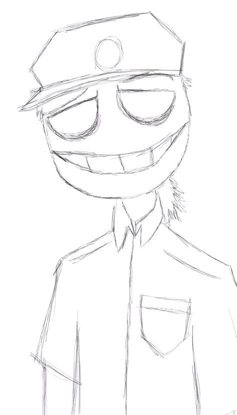 Purple Guy Vincent Sketch I Tried A New Program For My Drawings And I