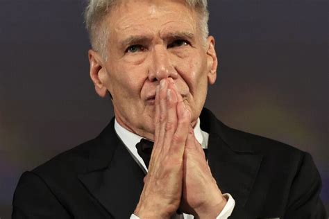 Tearful Harrison Ford Surprised With Honorary Palme D Or At Indiana