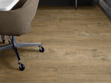 Ecological Resilient Vinyl Flooring Textured Woodgrains Level Set
