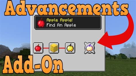 However, the former limits the player to only a few recipes. Minecraft Bedrock Edition Advancements Addon Download - YouTube