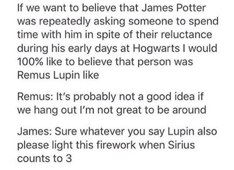 Whatever You Say Lupin Also Please Light This Firework When Sirius