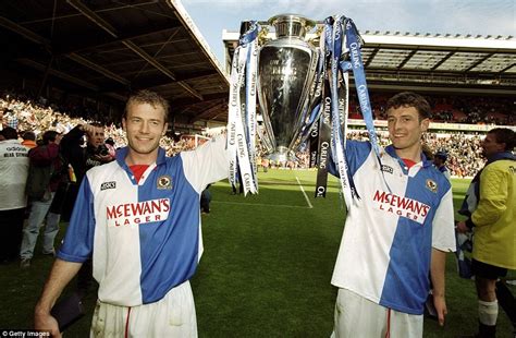 Blackburn Rovers Title Winning Side Including Alan Shearer And Tim