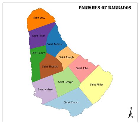 Parishes Of Barbados Parishes Of Barbados Sub Regions Of Barbados