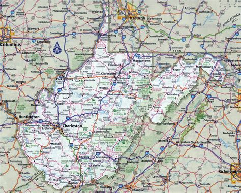 Large Map Of Virginia Get Latest Map Update