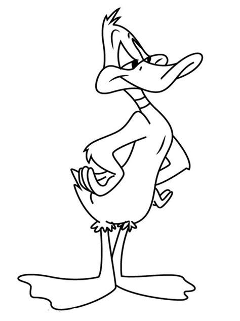Some of the coloring page names are slithery daffy duck coloring netart, daffy duck coloring, happy daffy duck coloring netart, daffy duck coloring, bugs bunny looney click on the coloring page to open in a new window and print. Daffy Duck coloring pages. Free Printable Duffy Dack ...