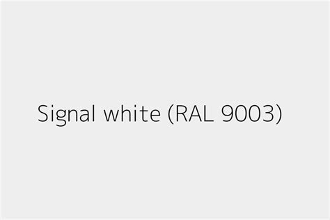 About Ral Signal White Color Color Codes Similar Off