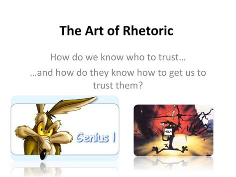 The Art Of Rhetoric Ppt