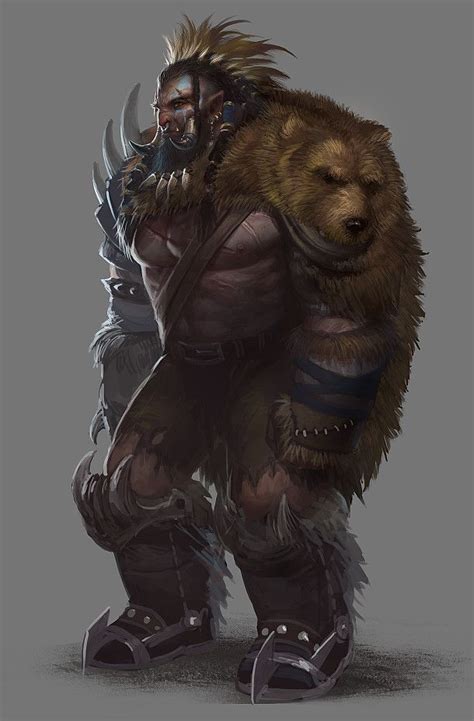 Orc Lord Shawn Fox Fantasy Monster Fantasy Creatures Concept Art