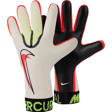 Nike Mercurial Touch Victory Goalkeeper Gloves White And Volt With