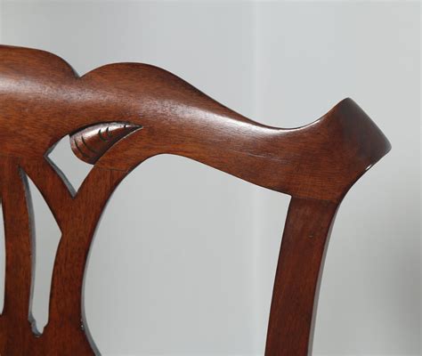 Of exhibitor on presented item, which confirms the. Antique English Pair of Chippendale Style Mahogany ...