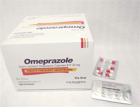 Omeprazole Gastro Resistance Capsules Ip 20mg Prilosid Taj Pharma