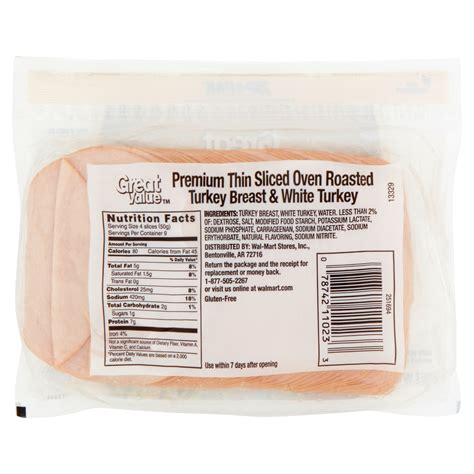 Deli Turkey Lunch Meat Nutrition Facts Nutrition Ftempo