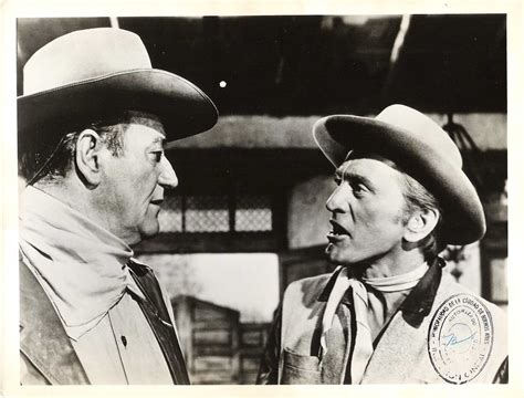 Kirk Douglas And John Wayne In The War Wagon Original Vintage