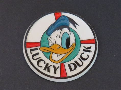 Lucky Duck Donald Duck Pin Vintage Donald Duck Pin Vintage Walt