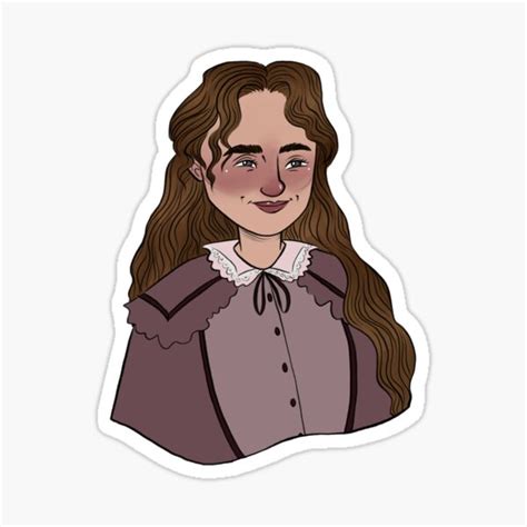 Beth March Little Women Sticker By Murspaart Redbubble