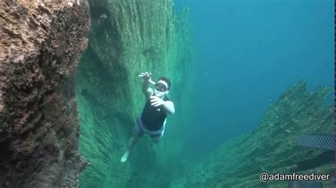 Falling Off An Underwater Cliff Youtube