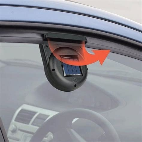 New Solar Sun Power Car Auto Fan Air Vent Cool Cooler Ventilation