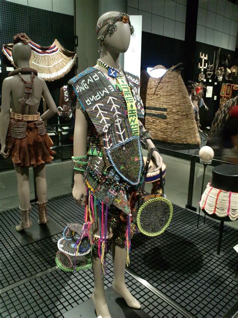 Filenational Museum Of Ethnology Osaka Bridal Costume With Beads Zulu People In South