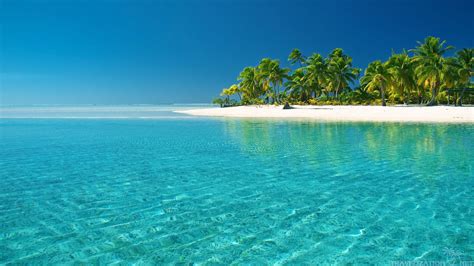 Обои Island остров Sea Jcean Ocean Coast Paradise Tropical Sea