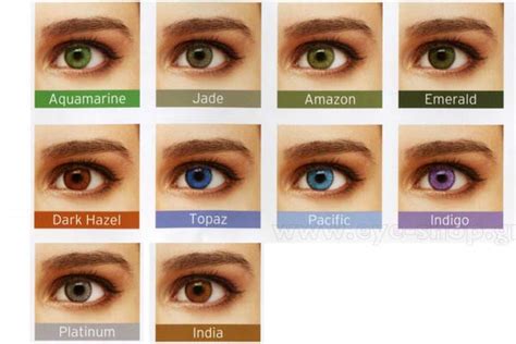 Contact Lenses Bausch Lomb Natural Colors Coloured Eye Shop