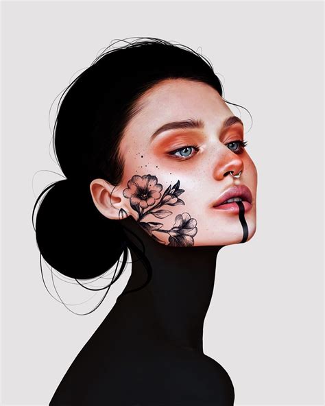 Digital Art Portrait Illustrator Chastity Lavoie