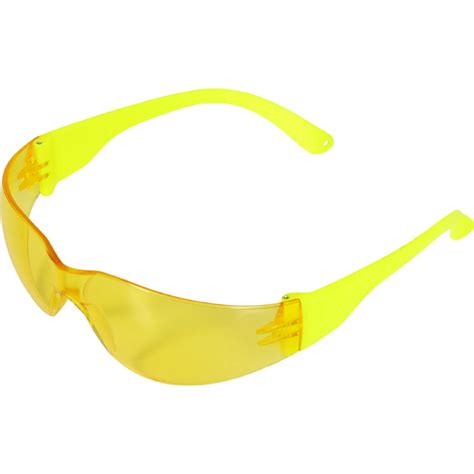 Uci Java Yellow Lens Safety Glasses With Hi Vis Arms I907 Hvy Uk