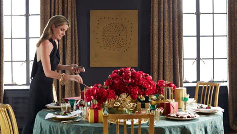 Aerin Lauder Estee Christmas Holiday Tablescape Entertaining The Glam Pad