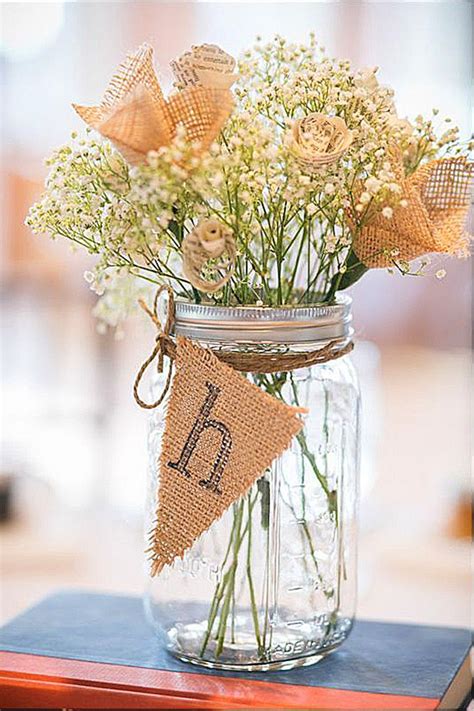 Gorgeous Mason Jars Wedding Centerpieces Wedding Forward Wedding