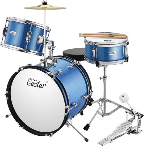 Eastar Kids Drum Set 16 Inch 3 Piece Junior Drum Set Kit