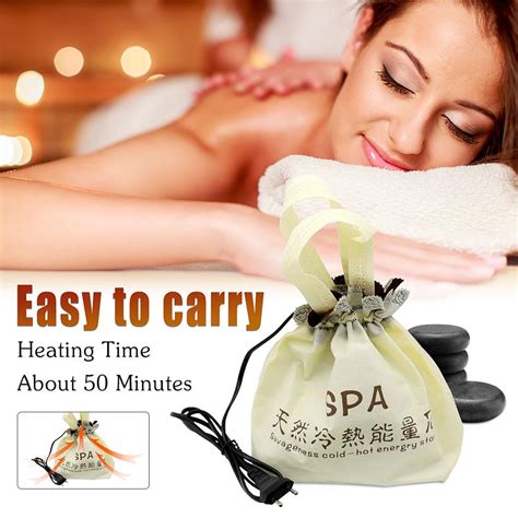 Natural Massage Hot Stone Massage Lava Natural Energy Massage Stone Set Hot Spa Massage With