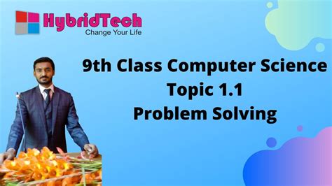 Th Class Computer Science Chapter No Topic No Problem Solving