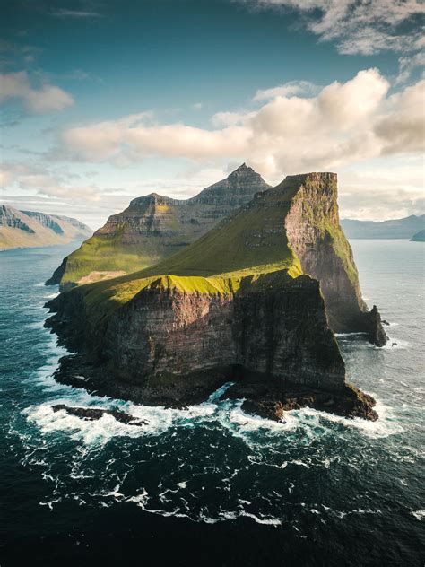 Aerial View Of The Island Of Kalsoy Faroe Islands Oc 2902x3872