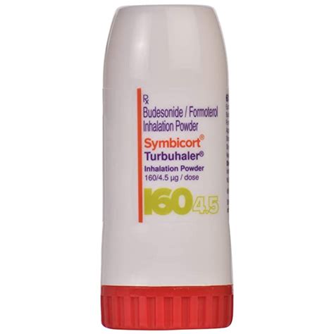Symbicort Turbuhaler 160 45 Bottle Of 60 Doses Of Inhalation Powder
