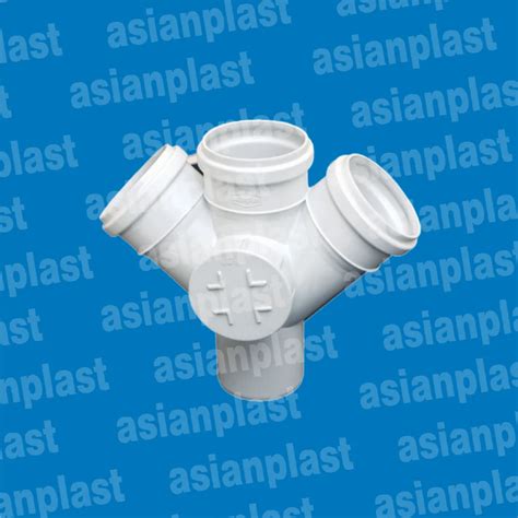 Asian Plast 75mm To 110mm Swr Double Y Door For Drainage Pipe Tee At Rs 4750piece In Gondal