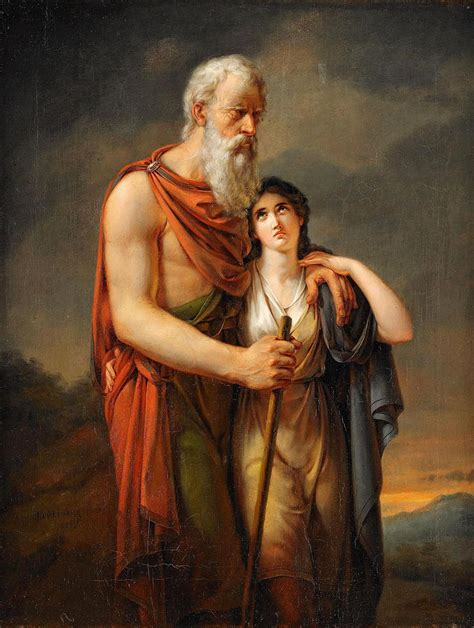 Oedipus And Antigone Painting By Per Wickenberg Fine Art America